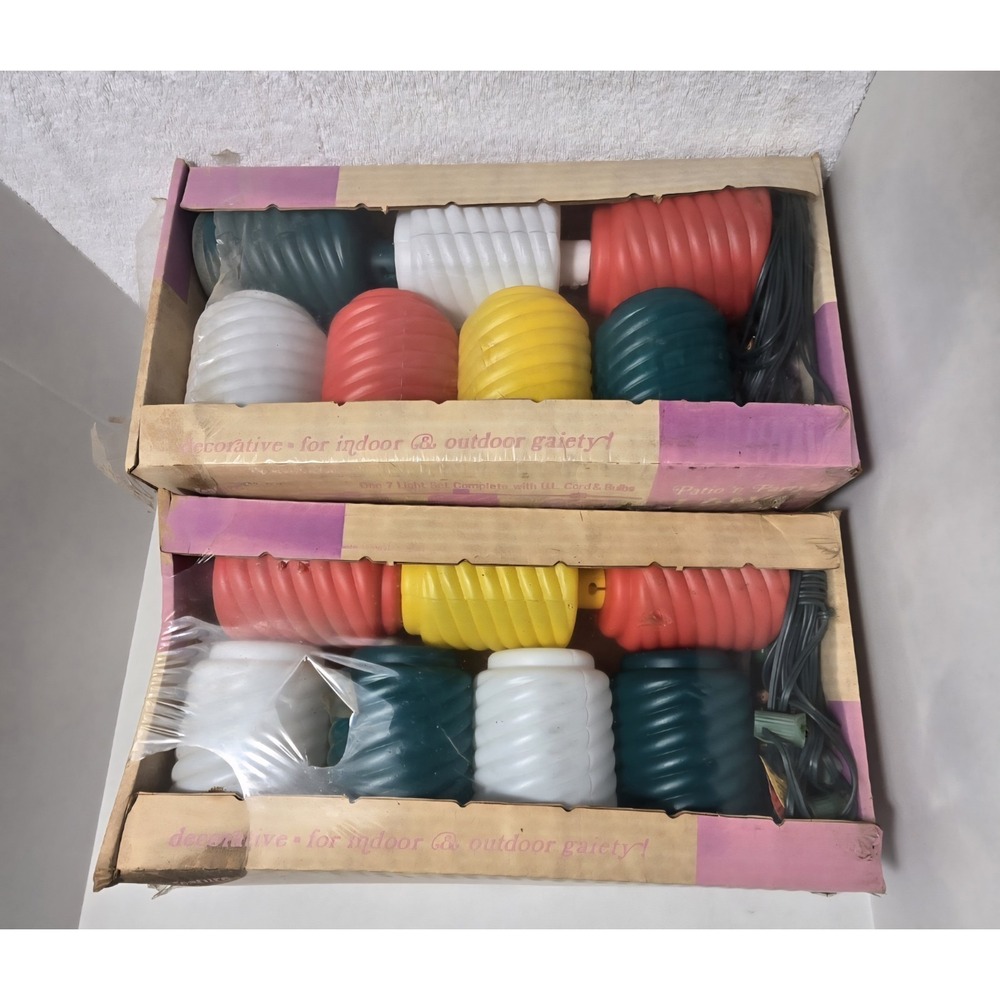 Vintage Lanai Lanterns By Noma Indoor Outdoor Tropical Decor Multicolor